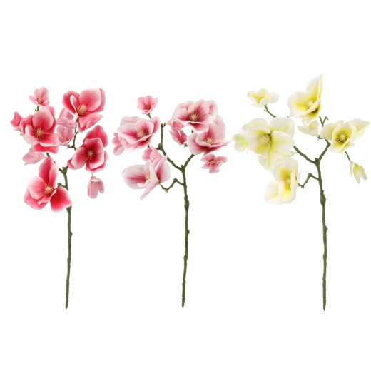 Umjetna grančica magnolije 56 cm – mješavina boja