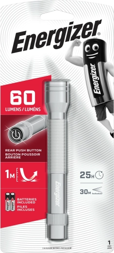 Džepna LED svjetiljka Energizer Metal, 2× AA