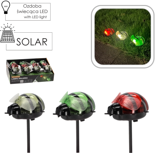 Solarno vrtno svjetlo u obliku pčelice, toplo bijelo