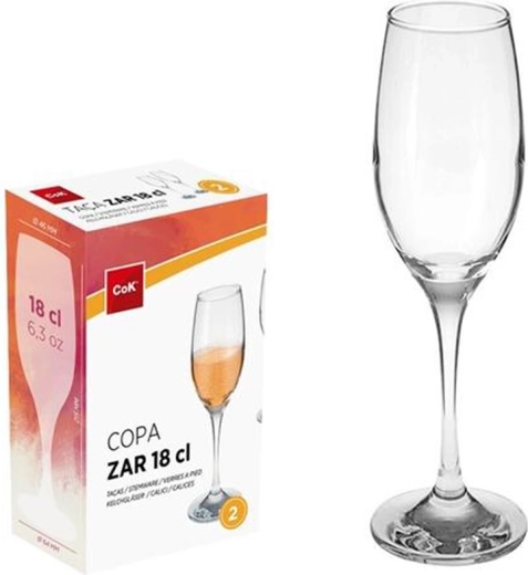 Čaše za vino Zar 180 ml, set 2 kom