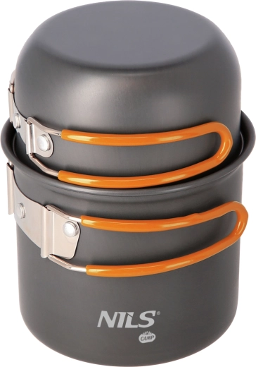 Kamping set posuđa s priborom NILS Camp, 2-dijelni