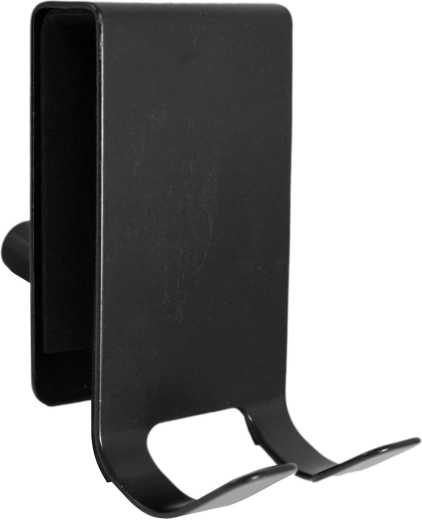 Kuka za tuš-vrata od nehrđajućeg čelika, crna, 8 × 4,5 × 1,5 cm