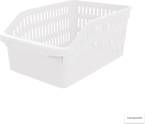 Organizator Tina – plastična košarica 20 × 30 × 13 cm, mješavina boja