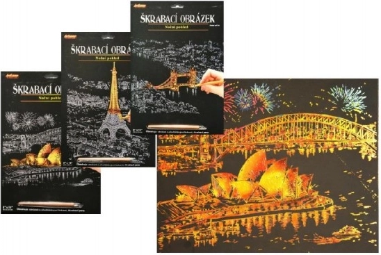 ARTLOVER zlatna strugalica – noćni pogled na Operu u Sydneyu