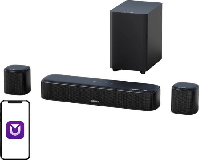 Ultimea Aura A50 Pro soundbar 5.1 s Dolby Atmosom i subwooferom