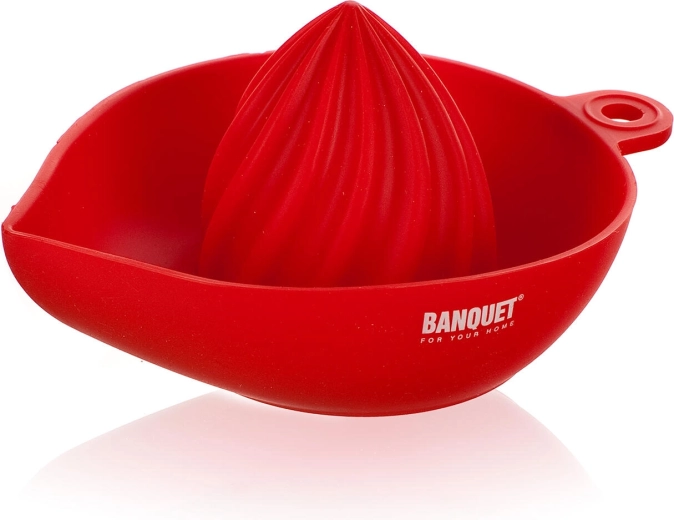 Silikonska preša za citruse Culinaria crvena