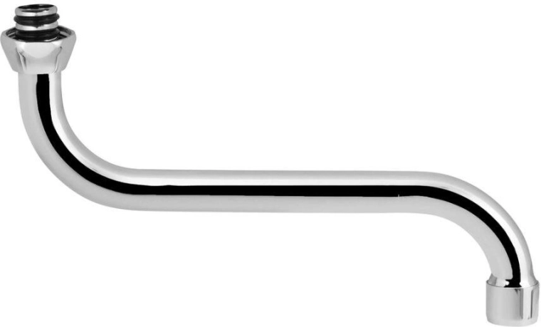 Ispusna cijev 220 mm krom