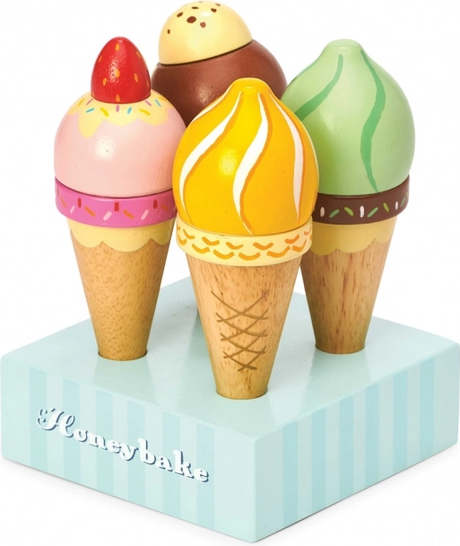 Drveni set sladoleda HONEYBAKE – Le Toy Van