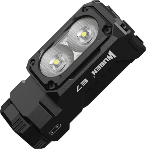 Wuben E7 čeona/ručna svjetiljka 1800 lm 6500K, crna