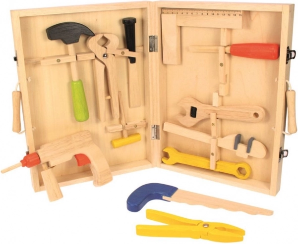 Drveni kovčeg s alatom Bigjigs Toys