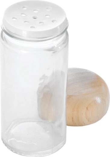 Staklene posudice za začine s poklopcem i sitom