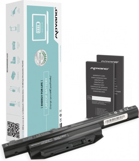 Baterija Movano za Fujitsu Lifebook E744 i E753 4400 mAh 48 Wh