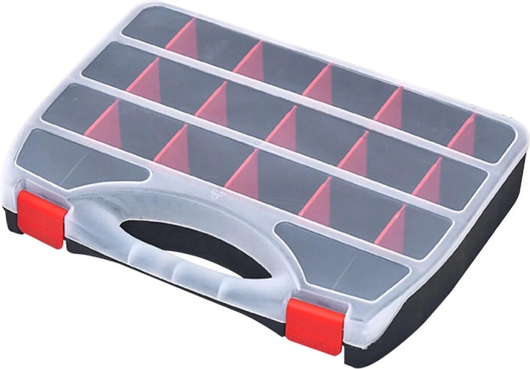 Plastični organizator Domino 360 × 268 × 66 mm s podesivim pregradama