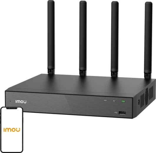Imou Wi‑Fi IP videorekorder s 18 kanala (Wi‑Fi 6, 4K, H.265, do 16 TB)
