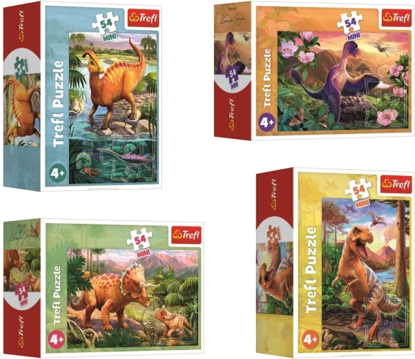 Minipuzzle Dinosauri s 54 komada