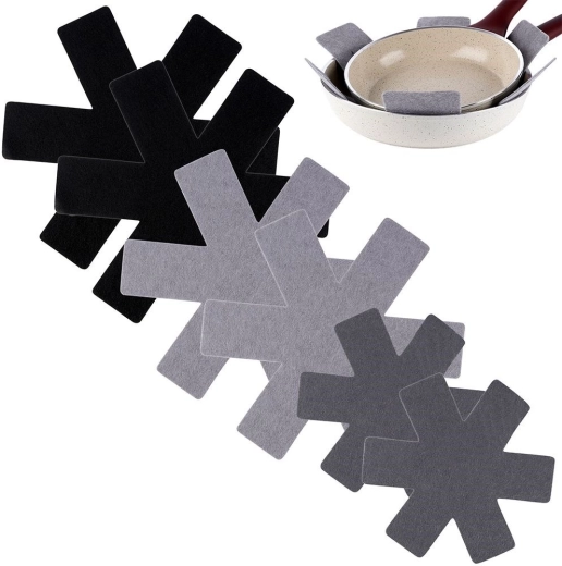 Filcani zaštitni ulošci za tave 6 kom (38/35/26 cm)