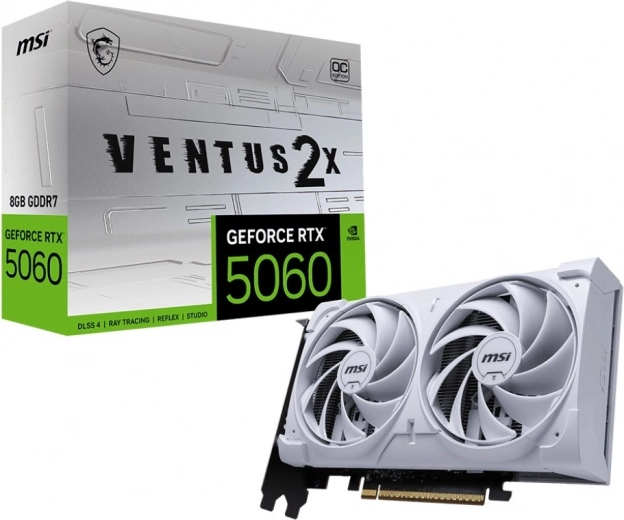 Grafička kartica GeForce RTX 5060 8G Ventus 2X OC White