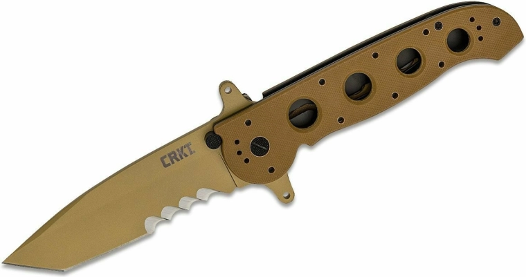 CRKT M16 Special Forces taktički preklopni nož 9,8 cm, pješčano smeđi, G10