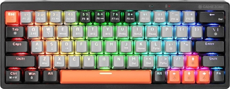 Mehanička gaming tipkovnica TRACER Gamezone EVO1 Hot Swap 63, RGB, 60%