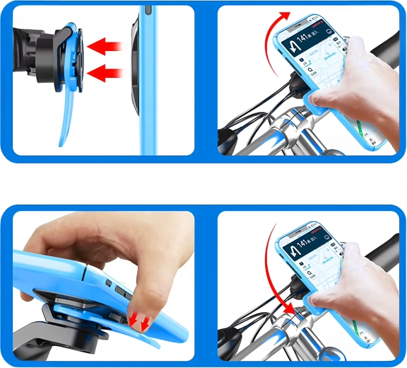 Okretno pričvršćenje za idealan kut