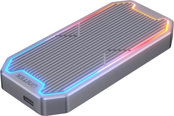 Kućište za M.2 SSD s RGB, USB 3.2 Gen2