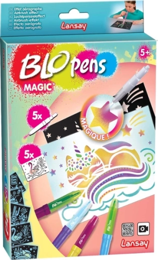 Magični puhalni flomasteri BLOPENS – 5 komada
