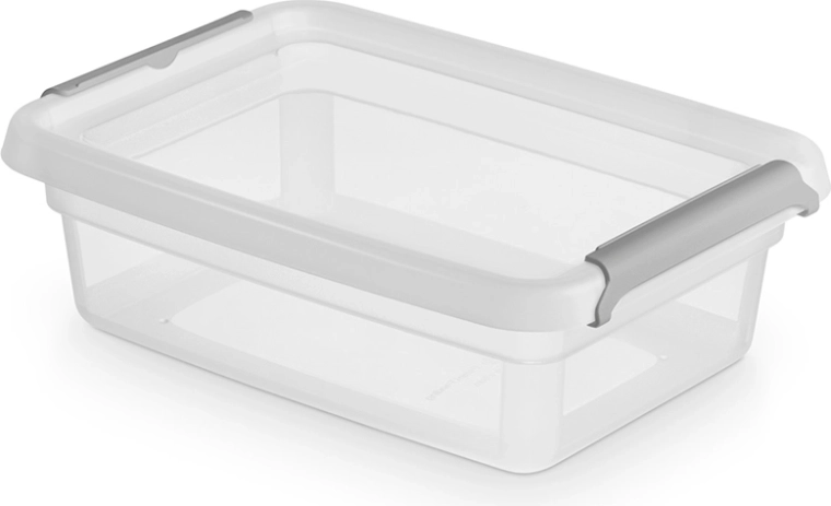 Basestore plastična posuda s poklopcem na kopče 1 l