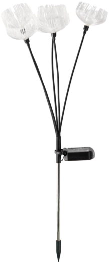 Solarna vrtna lampa Meduza mini 68 cm, multicolor 5 LED