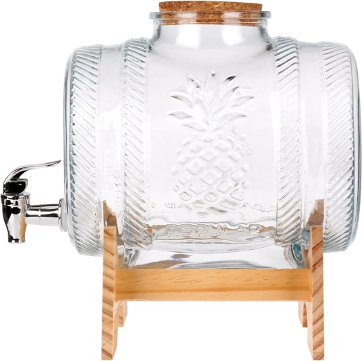 Debelo staklo s reljefom ananasa