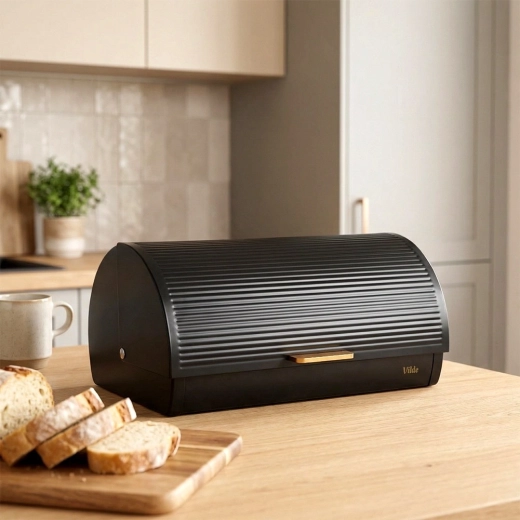 Praktičan klizni poklopac sa zlatnom ručkom