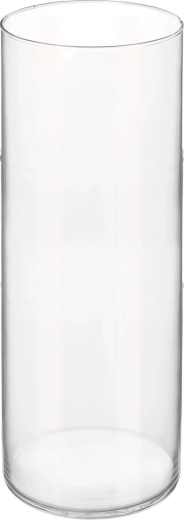 Prozirna staklena vaza 40 cm