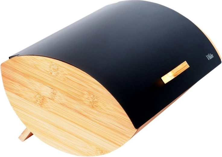 Bambus i mat crni metal