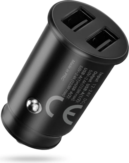 Autopunjač everActive CC-25, 2× USB, 12 W
