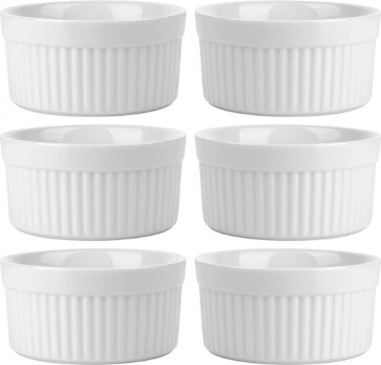 Stilizan set 6 posudica za pečenje