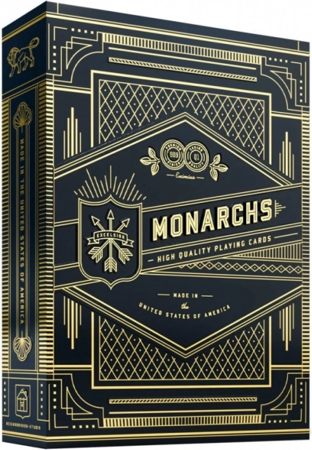 Igraće karte Monarchs crne