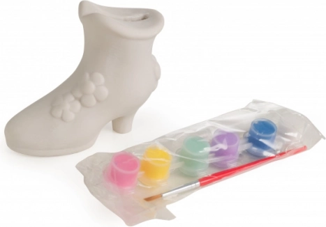 Kreativni set Kasica u obliku cipelice za bojanje