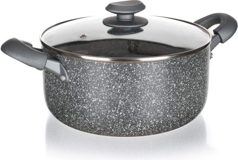 Aluminijski lonac GRANITE 20 cm, 2,5 l s neprianjajućom površinom