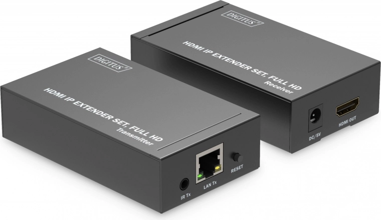 HDMI ekstender 1080p 60 Hz preko Cat 6/6A/7/8 s IR, set