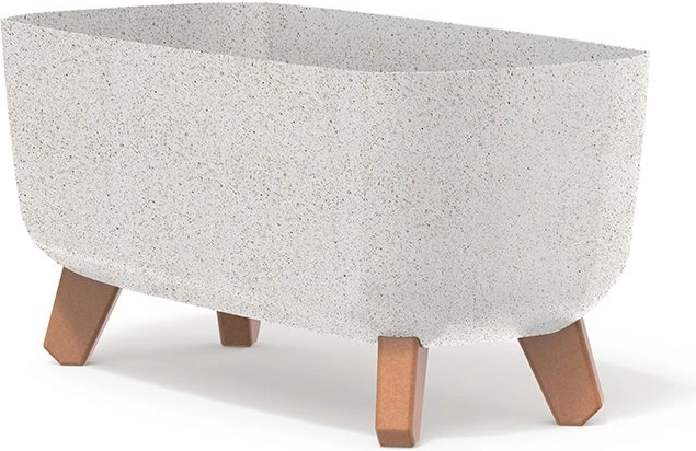 Žardinijera Gracia Case Eco Wood 39 cm bijela