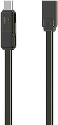 Remax RC-070TH podatkovni kabel 3-u-1, USB‑C / Micro‑USB / Lightning, 1 m, crni