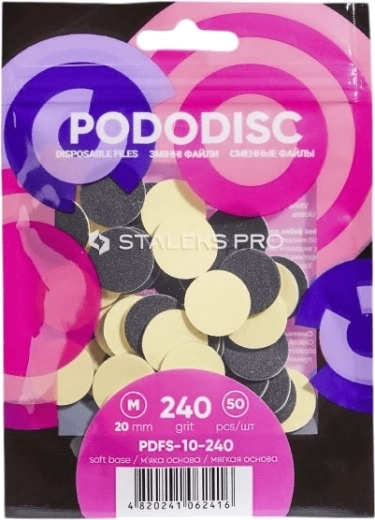 Zamjenska brusna papira sa soft slojem STALEKS PRO PODODICS XS 240 grit
