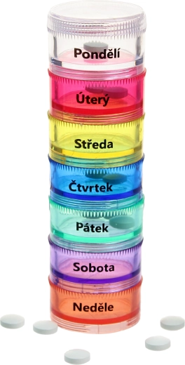 Dozator lijekova za 7 dana ponedjeljak–nedjelja