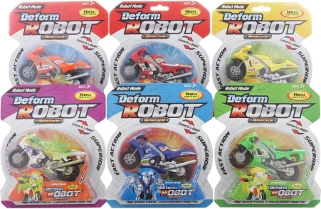Transformirajući robot – motor, plastični model za djecu