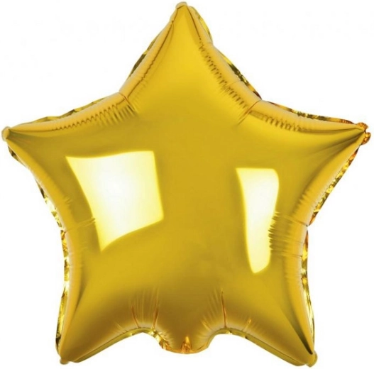 Zlatni folijski balon zvijezda – 100 kom