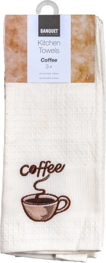 Elegantan motiv COFFEE u setu od 3 kom