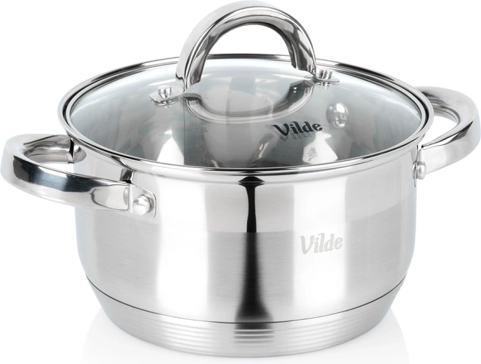 Inox lonac sa staklenim poklopcem INOXCELLENT 18 cm, 2,5 l