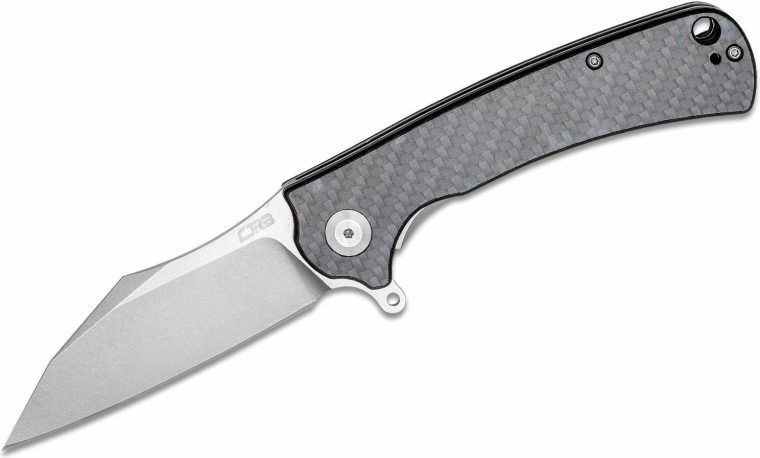Džepni nož CJRB Talla Carbon Fiber, sivi, karbonska vlakna, 8,7 cm