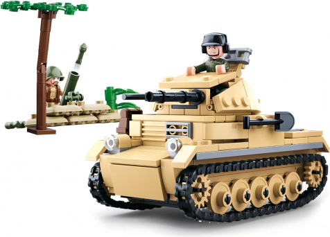 Konstrukcija Sluban WWII Njemački Tenk Panzer II