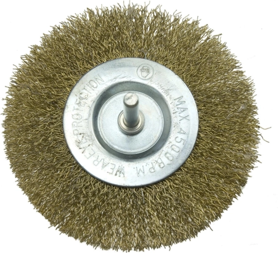 Kružna četka sa stapkom 100 mm, valovita žica 0,3 mm
