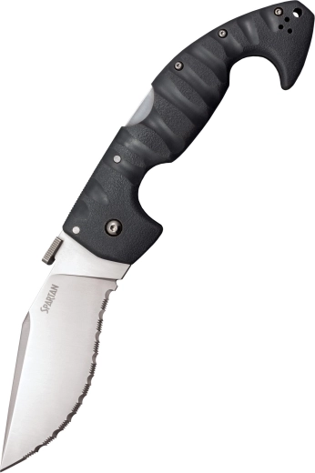 Cold Steel Spartan Serrated sklopivi nož 11,4 cm, sivi, Griv-Ex, kopča